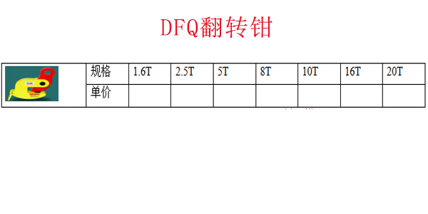 DFQ翻转钳