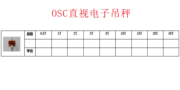 OSC直视电子吊秤