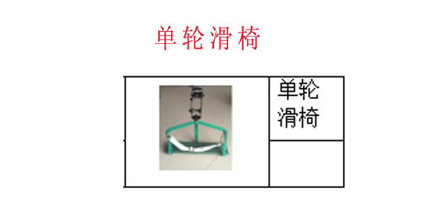 单轮滑椅