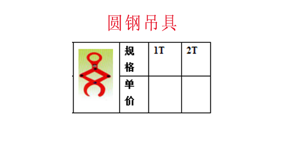 圆钢吊具