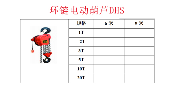 环链电动葫芦DHS